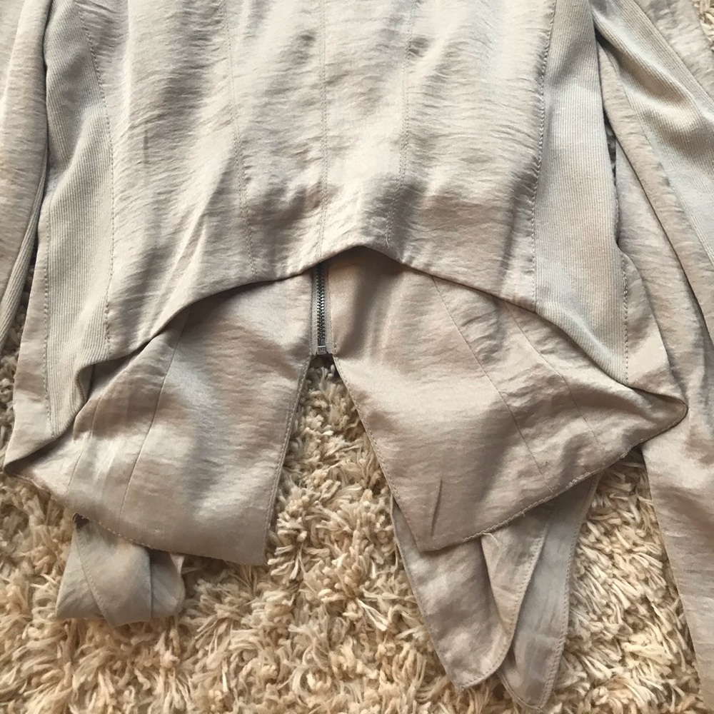 BCBG Flora Ruffle-Front Jacket - Picture 5 of 7